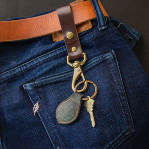 Leather Keychain Belt Clip