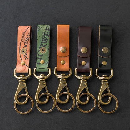 leather keychain