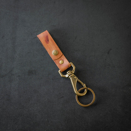 leather keychain