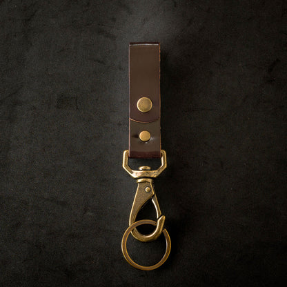 leather keychain