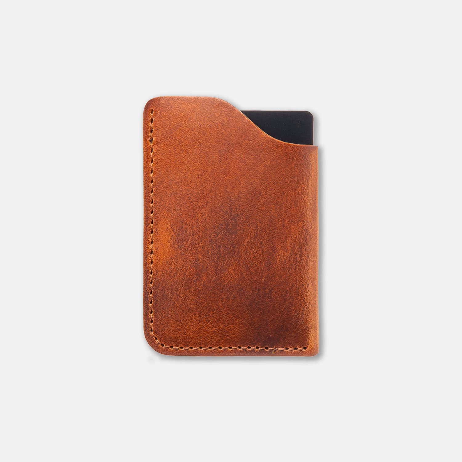 Capone Leather Money Clip - English Tan Horween Dublin